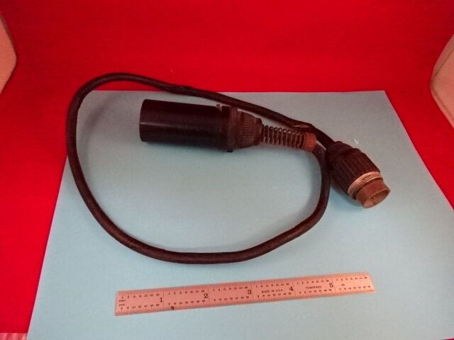 FOR PARTS MICROSCOPE PART UNKNOWN LAMP HOLDER CABLE AS IS #65-A-07