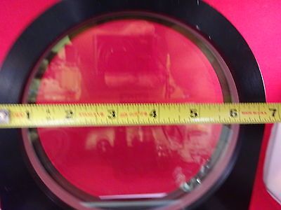 OPTICAL HUGE MOUNTED LENS HEAVY LASER OPTICS AS IS BIN#F9-A-05