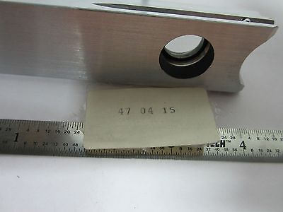 MICROSCOPE LEICA REICHERT POLYVAR GLIMMER 470415 FILTER SLIDE OPTICS BIN#7B-N-4