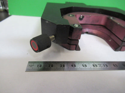 FOR PARTS OLYMPUS JAPAN STAGE HOLDER MICROSCOPE PART AS PICTURED &Q4-A-13