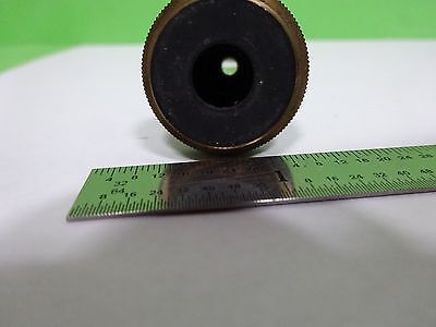 MICROSCOPE PART OBJECTIVE OLYMPUS JAPAN HI 100X OPTICS AS IS BIN#H7-A-10