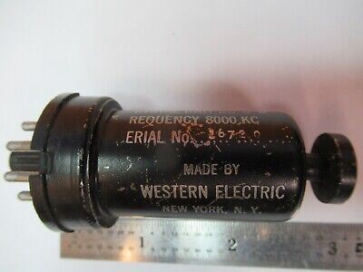 WESTERN ELECTRIC QUARTZ CRYSTAL 8,000 KC FREQUENCY RADIO AS PICTURED &W8-A-16