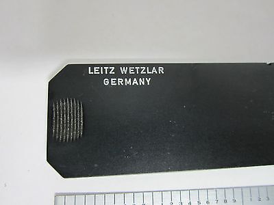 LEITZ SLIDE FILTER MICROSCOPE AS IS BIN#J3-23