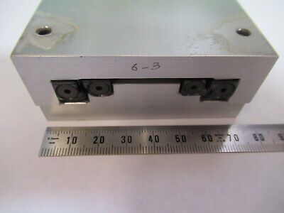 ALM HUGE 6" BY 3" LINEAR SLIDE POSITIONING FIXTURE OPTICS AS PICTURED &Z9-A-40