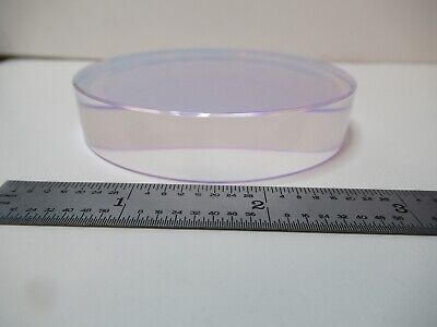 OPTICAL FLAT COATED 3" DIAMETER FUSED SILICA ZYGO OPTICS AS PICTURED &16-A-14