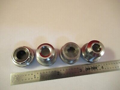 LOT ROLYN GERMANY OBJECTIVES MICROSCOPE PART OPTICS AS PICTURED &1E-B-13