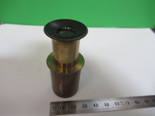 ANTIQUE BRASS RARE UK ENGLAND EYEPIECE MICROSCOPE PART AS PICTURED P2-B-25