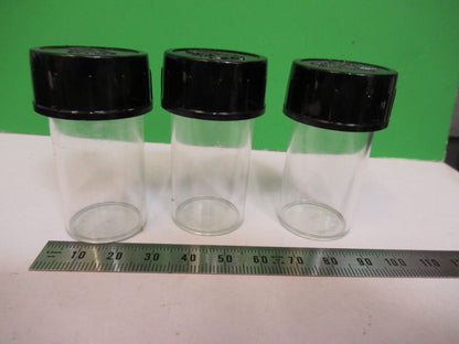 LOT 3ea LEITZ GERMANY ANTIQUE PLASTIC CANISTER OBJECTIVE MICROSCOPE PART H3-B-09