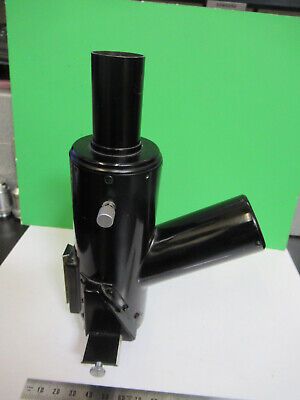 ANTIQUE ERNST LEITZ GERMANY TRINOCULAR HEAD MICROSCOPE PART AS PICTURED z9-a-91