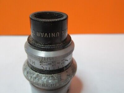 ANTIQUE CINE ILEX LENS UNIVAR RARE FAIR OPTICS AS PICTURED &7B-B-94