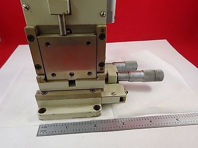 LINE TOOL FOUR MICROMETERS STAGE POSITIONING FOR OPTICS AS IS BIN#C9-A-01