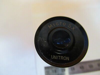 UNITRON JAPAN POL MICRO 5X EYEPIECE OCULAR MICROSCOPE PART AS PICTURED &F1-A-58