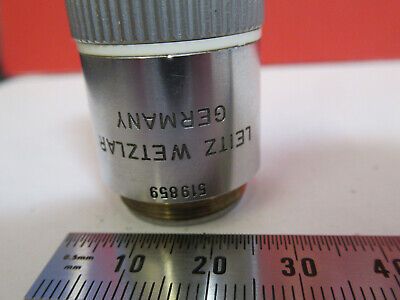 LEITZ WETZLAR OBJECTIVE PLAN 100X /160 LENS MICROSCOPE PART AS PICTURED &B2-A-28