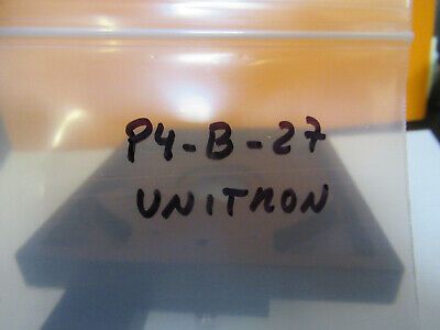 UNITRON JAPAN XY STAGE BRASS HEAVY TABLE MICROSCOPE PART AS PICTURED #P4-B-27