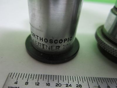 GAERTNER ORTHOSCOPIC EYEPIECE + TUBUS MICROSCOPE OPTICS AS IS BIN#T5-51