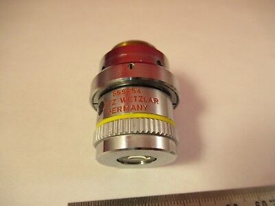 LEITZ GERMANY DIC OBJECTIVE LENS 10X 559254 553459 MICROSCOPE OPTICS &39-A-38