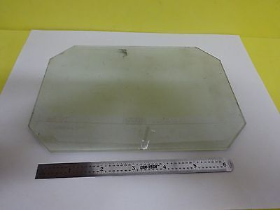 OPTICAL HUGE TOOL MAKER MICROSCOPE GLASS PLATE OPTICS AS IS BIN#X6-13