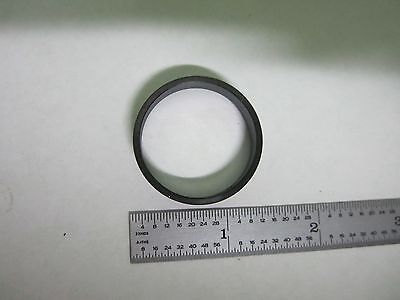 MICROSCOPE PART MOUNTED LENS PLANO CONVEX LEITZ GERMANY OPTICS AS IS BIN#S6-31