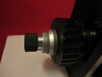 ZEISS POLMI GERMANY STAGE MICROMETER BRASS MICROSCOPE PART AS PICTURED &12-A-02