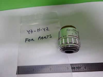 FOR PARTS MICROSCOPE OBJECTIVE DIC OLYMPUS NEOPLAN 5X OPTICS AS IS BIN#Y7-H-42