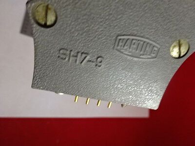 CONNECTOR PLUG HARTING SH7-9 AS IS B#R5-A-13