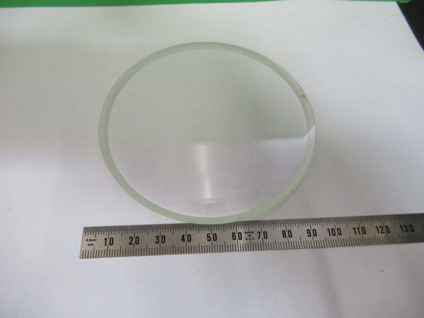 BEVELED GLASS STAGE TABLE NEW ITEM MICROSCOPE PART AS PICTURED Z5-C-43