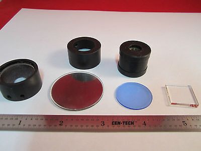 OPTICAL lot 6 EA FILTER LASER OPTICS BIN #4B-19 iiv