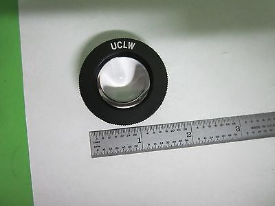 MICROSCOPE PART UCLW OLYMPUS JAPAN CONVEX LENS ADAPTER OPTICS AS IS BIN#S2-B-03