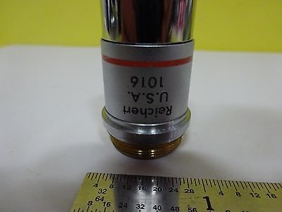 MICROSCOPE PART OBJECTIVE REICHERT PLAN ACHRO IRIS DIAPHRAGM 50X OPTICS BN#W6-09