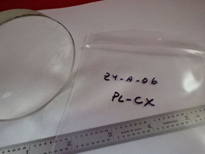 PLANO CONVEX LENS GLASS OPTICS OPTICAL AS IS #Z4-A-06