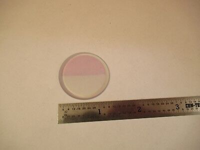 MIL SPEC OPTICAL EMI COATED GLASS WINDOW LENS OPTICS AS PICTURED &AG-A-08