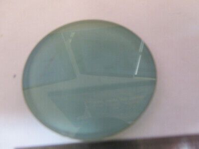 OPTICAL HEAT ABSORBING GLASS FILTER SCRATCHED FOR PARTS AS PICTURED &P6-A-70