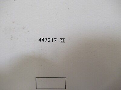 ZEISS AXIOTRON GERMANY LAMP 12V 100W 447217 MICROSCOPE PART AS PICTURED &TD-A-12