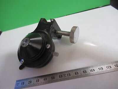 ANTIQUE BAUSCH LOMB CONDENSER + IRIS MICROSCOPE PART AS PICTURED &R9-A-56