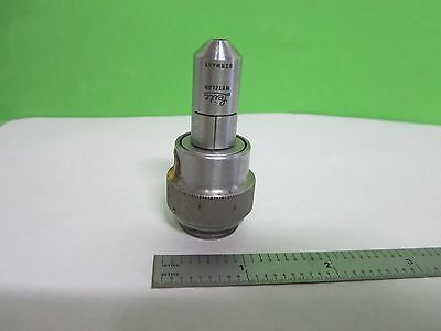 MICROSCOPE PART LEITZ WETZLAR GERMANY OBJECTIVE 40X OPTICS AS IS BIN#S1-L-10