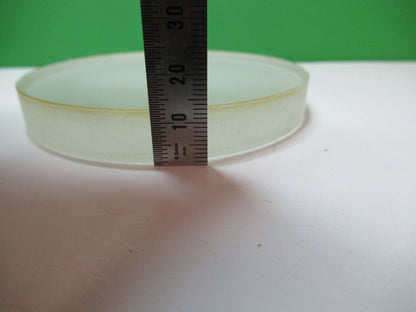 OPTICAL PLANO CONCAVE + HOLE for laser sensor MIL OPTICS AS PICTURED &83-B-42