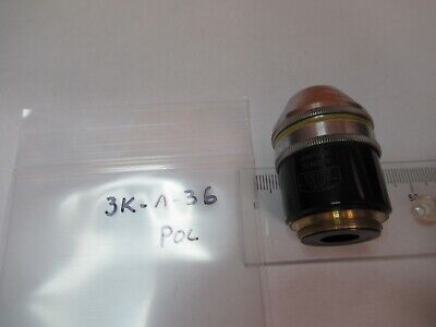 CARL ZEISS GERMANY OBJECTIVE POL 10X /160 MICROSCOPE PART AS PICTURED &3K-A-36