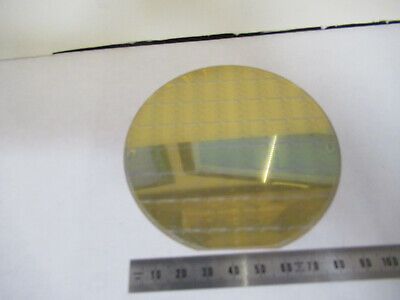 FOR PARTS SAPPHIRE WAFER PLATINUM + GOLD COATED OPTICS AS PICTURED #2-FT-06