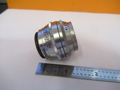 BELL & HOWELL USA OPTICAL SUPER COMAT 1 INCH LENS + IRIS OPTICS &A9-A-09