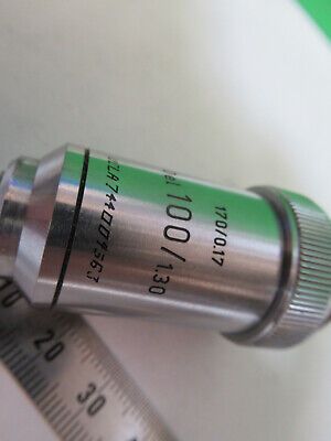 LEITZ WETZLAR OBJECTIVE 100X /170 OPTICS MICROSCOPE PART AS PICTURED #Z9-A-56