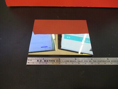 OPTICAL EDMUNDS TRANSPARENT MIRROR PLATE OPTICS AS PICTURED &A7-B-25