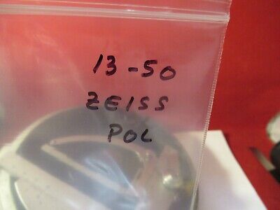 ZEISS GERMANY TABLE STAGE POL POLARIZER ROTATABLE MICROSCOPE PART AS PIC &13-50