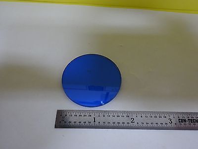 MICROSCOPE PART BLUE FILTER ILLUMINATOR OPTICS AS IS BIN#4V-FL-30