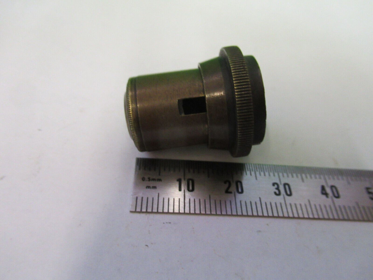 FOR PARTS ENGLAND BRASS OBJECTIVE LENS MICROSCOPE PART AS PICTURED &Z6-A-89