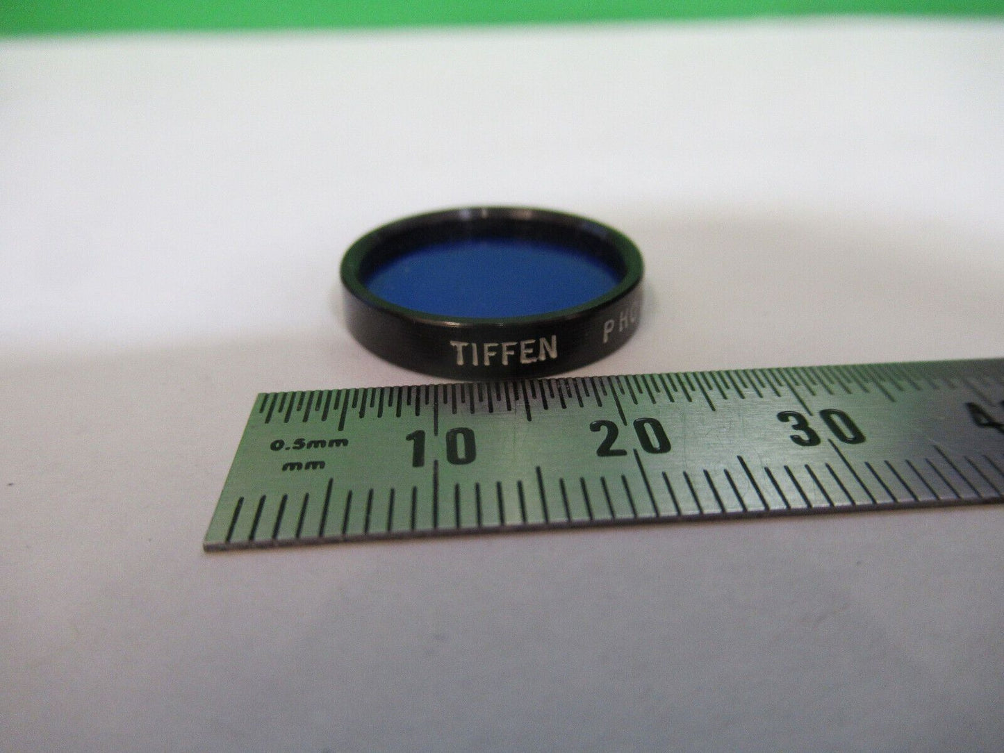 OPTICAL TIFFEN BLUE FILTER PHOTAR LENS OPTICS  AS PICTURED W9-A-31