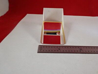 OPTICAL GLASS PRISM LASER OPTICS AS IS B#U8-F-07