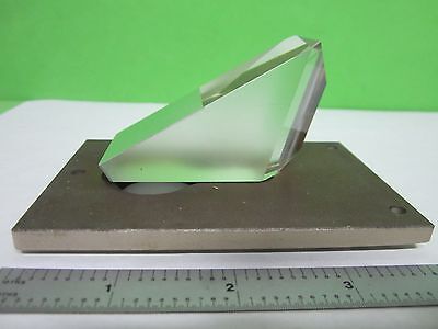 MICROSCOPE PART MOUNTED PRISM OPTICS AS PICTURED BIN#P5-A-85BB