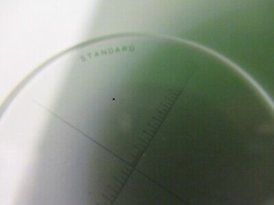 NIKON JAPAN GRATICULE STANDARD TARGET MICROMETER MICROSCOPE PART AS PIC &58-B-10