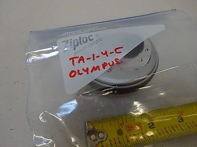 MICROSCOPE PART NOSEPIECE OLYMPUS JAPAN WITHOUT OPTICS AS IS BIN#TA-1-4-C