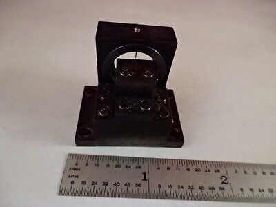 OPTICAL BRASS MOUNTED PRISM BEAM SPLITTER MICROSCOPE OPTICS AS IS  #80-36